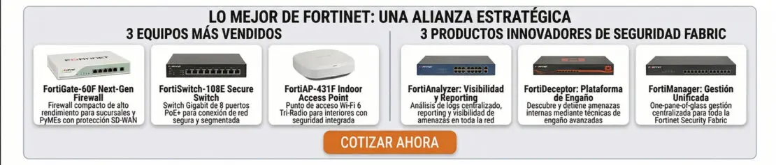 lo mejor de fortinet omegared